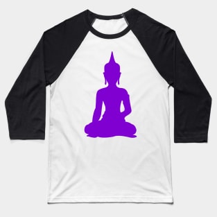 Simple Violet Buddha Baseball T-Shirt